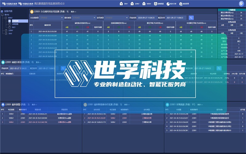 高壓斷路器監測系統